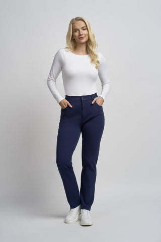 4 Way Stretch Trouser | Navy