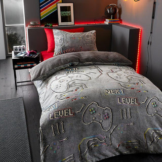 Gamer Duvet Cover Set | Grey
