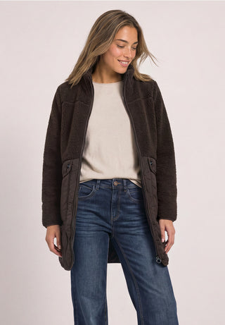 Mat Mix Teddy Coat | Auburn Brown