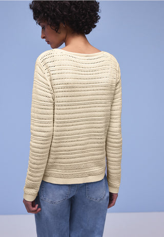 Uboat Structure Sweater | Soft Beige