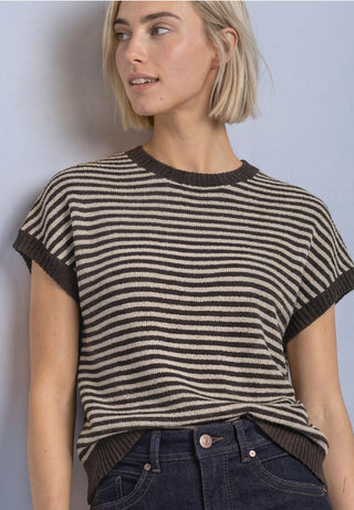 Sleeveless Sweater | Black Coffee
