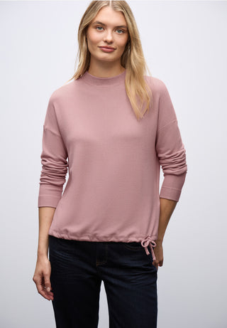 Soft Turtle Neck Jumper  | Powder Pink Melange