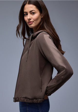 Silk Stripe Hoodie | Molten Earth