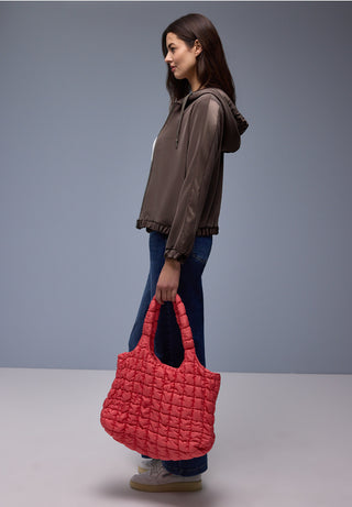 Silk Stripe Hoodie | Molten Earth