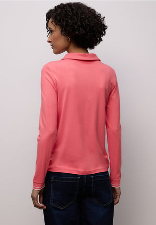 Jersey Blouse  | Striking Coral