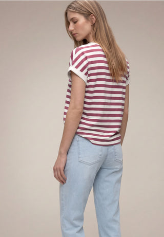Shirt With Deco Buttons | Dark Clouded Blush