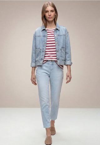 Shirt With Deco Buttons | Dark Clouded Blush
