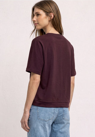 Silk Look Shirt | Rustic Rouge