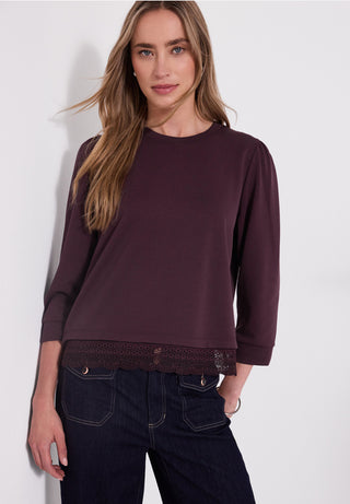 QR style With Lace Bottom Top | Rustic Rouge