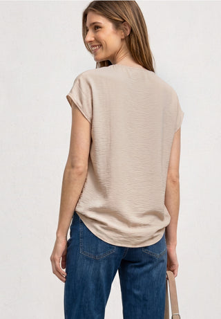 Shirt Blouse With Buckle | Clay Sand