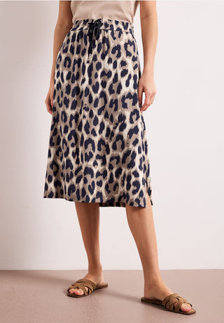 Emee Skirt All Over Print | Timeless Beige
