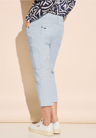Kodak Cropped Trousers | Icy Blue