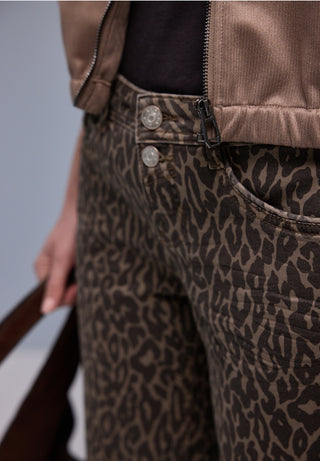 Amalia Jeans | Leo Print Wash