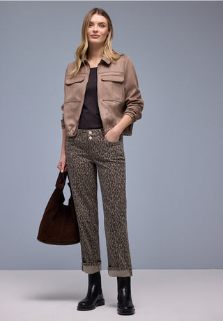 Amalia Jeans | Leo Print Wash