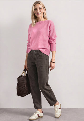 Karlie Barrel Trousers | Black Coffee