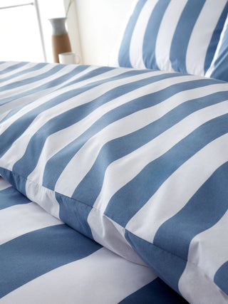 Cove Stripe Duvet Cover Set | Blue