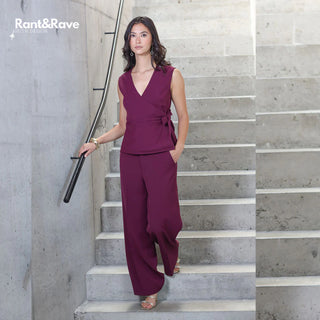 Zabrina Waistcoat  | Cranberry