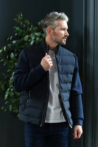 Alton Hybrid Jacket | Navy