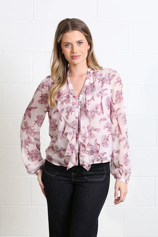 Anna Frill Top | Blush