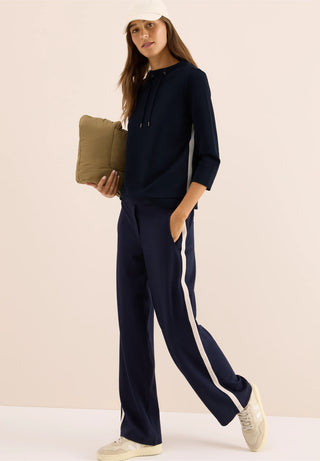 Funnel Neck Top  | Urban Dark