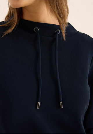 Funnel Neck Top  | Urban Dark