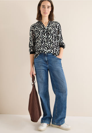 Pipping Blouse | Light Greige