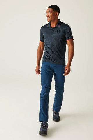 Men's Remex II Jersey Polo Shirt Moonlight Denim