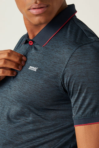 Men's Remex II Jersey Polo Shirt Moonlight Denim