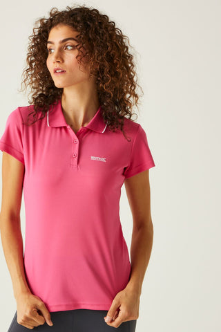Women's Maverick V Active Polo Shirt Flamingo Pink
