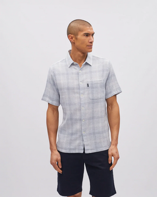 Casey Short Sleeve Shirt | Flacon Blue
