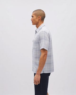 Casey Short Sleeve Shirt | Flacon Blue