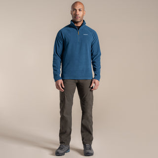 Men's Corey Half Zip Fleece | Poseidon Blue