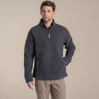 Men's Steeple Half Zip Fleece | Dark Iron