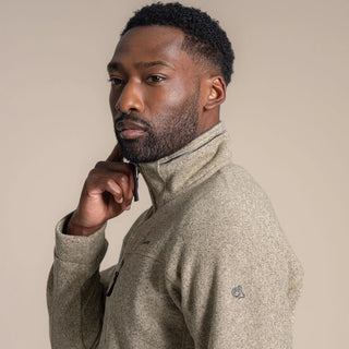 Men's Torney III Half Zip Fleece | Khaki Oak