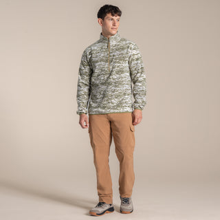 Men's National Trust Irt Half Zip Fleece | Cardamom Print