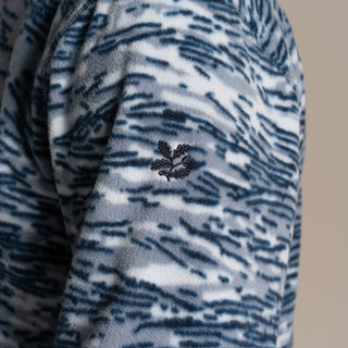 Men's National Trust Irt Half Zip Fleece | Juniper Berry Print