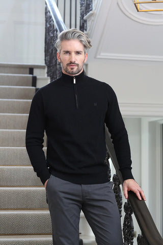 Cullen Half Zip | Black