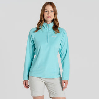 Women's Miska Half Zip Fleece | Aqua Sky