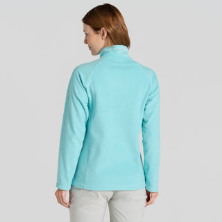 Women's Miska Half Zip Fleece | Aqua Sky