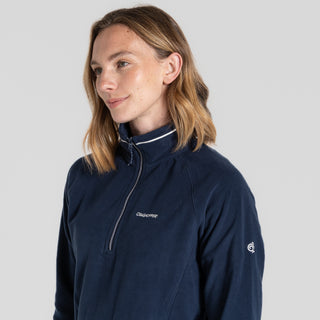 Women's Miska Half Zip Fleece Blue Navy