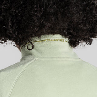 Women's Miska Half Zip Fleece | Bud Green