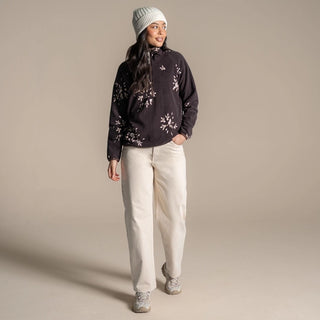 Reedmace Half Zip Fleece | Wenge Brown
