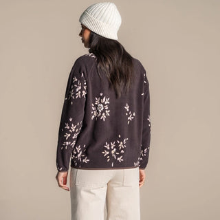 Reedmace Half Zip Fleece | Wenge Brown
