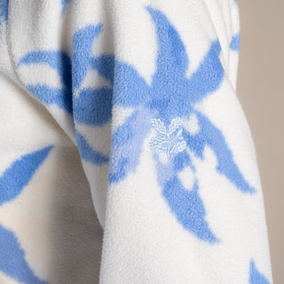 Women's National Trust Reedmace Half Zip Fleece | Vinca Blue Print