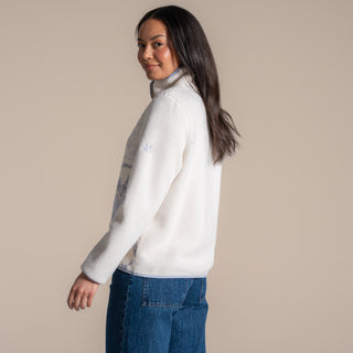 National Trust Rosemary II Overhead Fleece | Mist Blue
