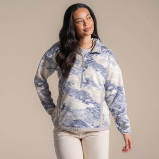 Sanaa Half Zip Fleece | Mist Blue