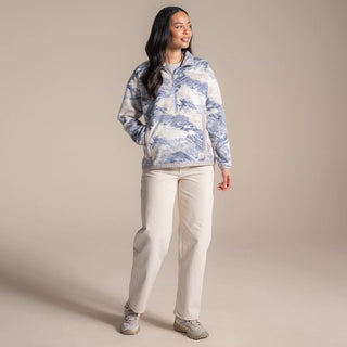 Sanaa Half Zip Fleece | Mist Blue