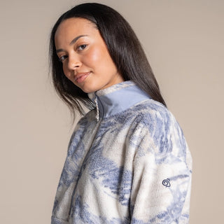 Sanaa Half Zip Fleece | Mist Blue