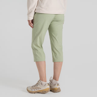 Women's Kiwi Pro II Crop Trousers Bud Green
