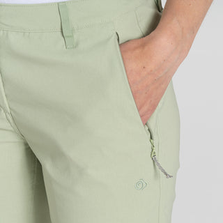 Women's Kiwi Pro II Crop Trousers Bud Green